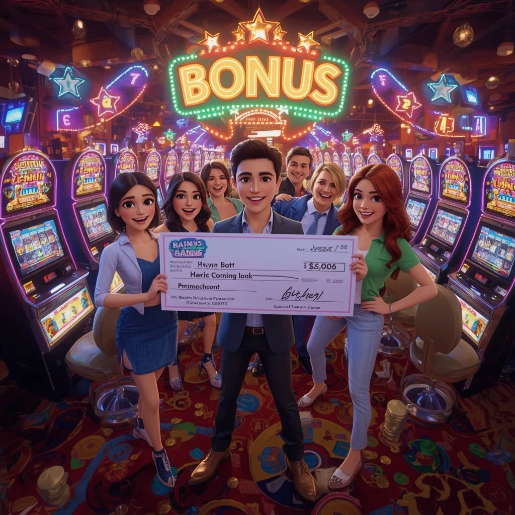 bonus in a man's hands at EUROPA CASINO