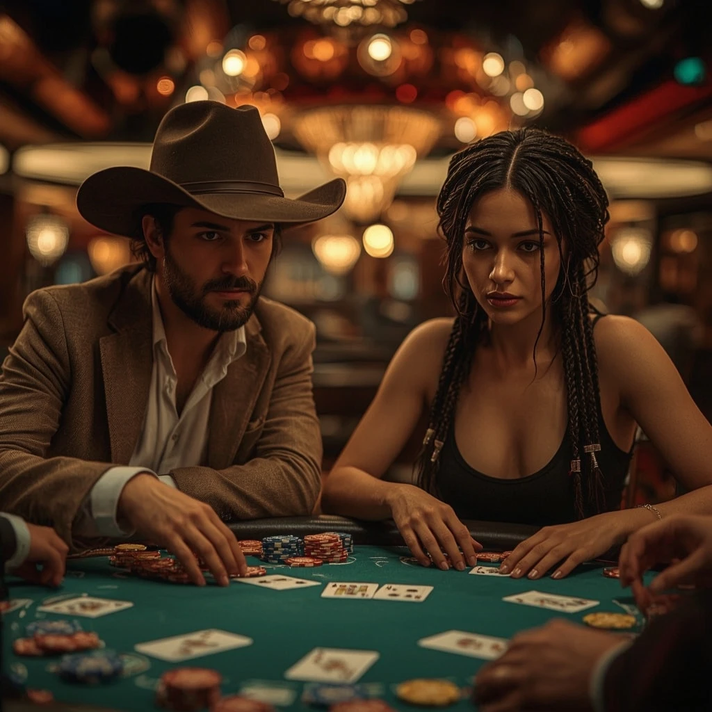 photo of two poker players EUROPA CASINO