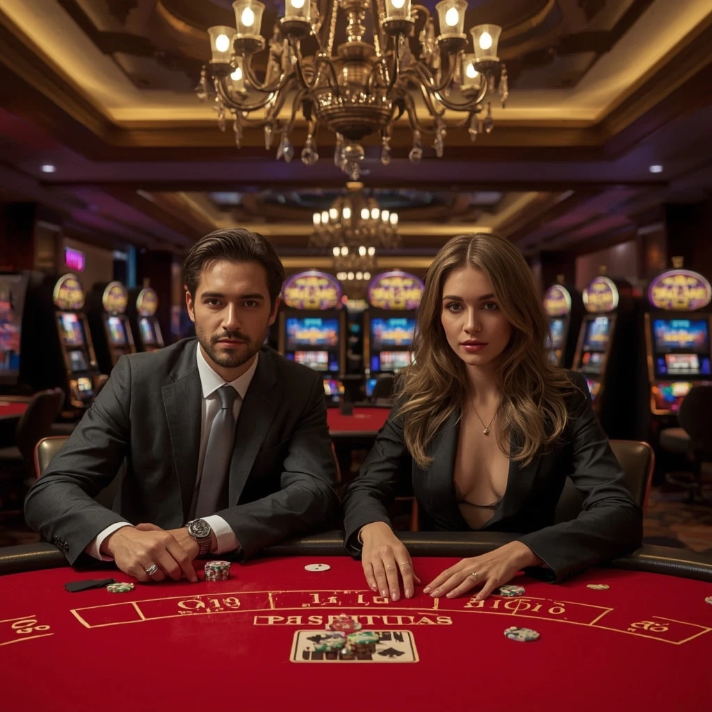 Two poker players at EUROPA CASINO INDIA